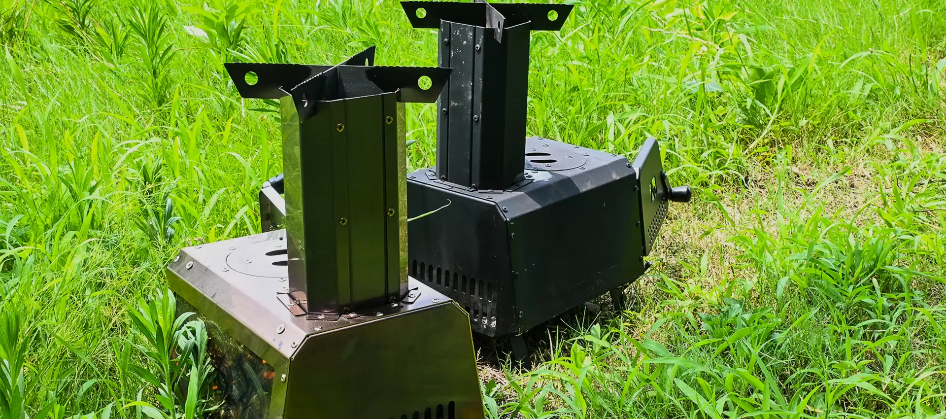 캠핑용 나무 난로