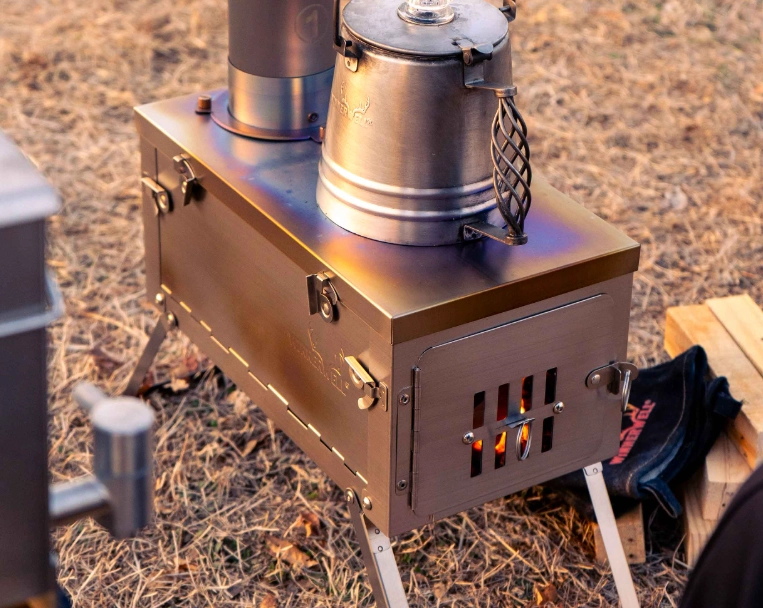 15파운드 미만의 초경량 접이식 텐트 스토브