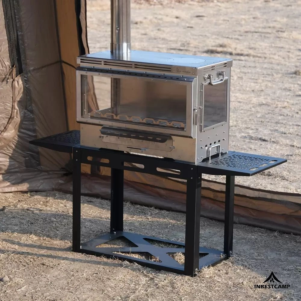 그룹 캠핑을 위한 난방, 요리, 안전을 통합한 텐트 스토브 디자인 그룹 캠핑을 위한 난방, 요리, 안전을 통합한 텐트 스토브 디자인