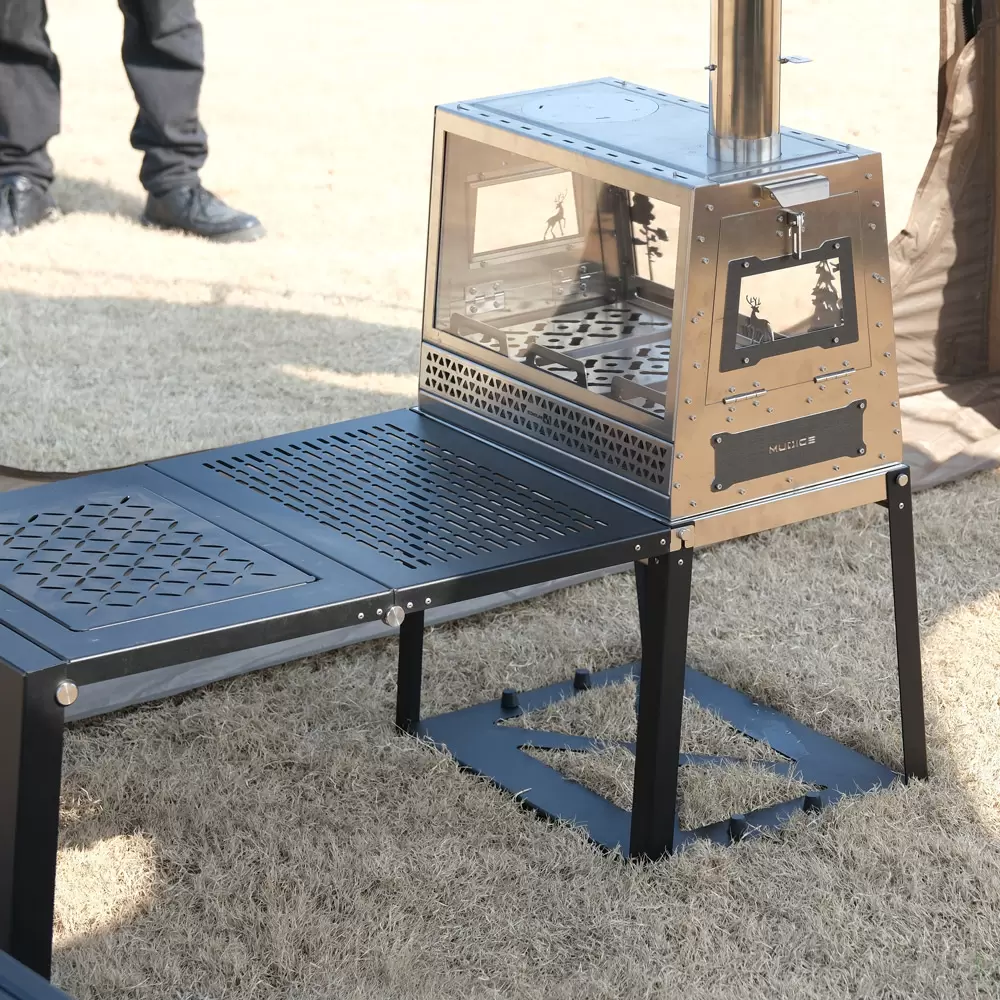 캠핑용 나무 난로