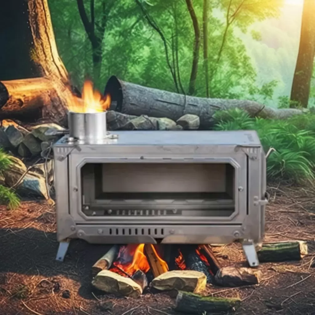 겨울 캠핑 시장을 위한 맞춤형 접이식 텐트용 나무 난로 제조