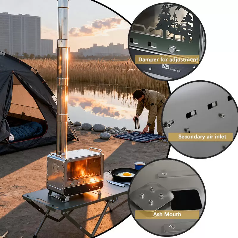 캠핑용 소형 텐트 스토브