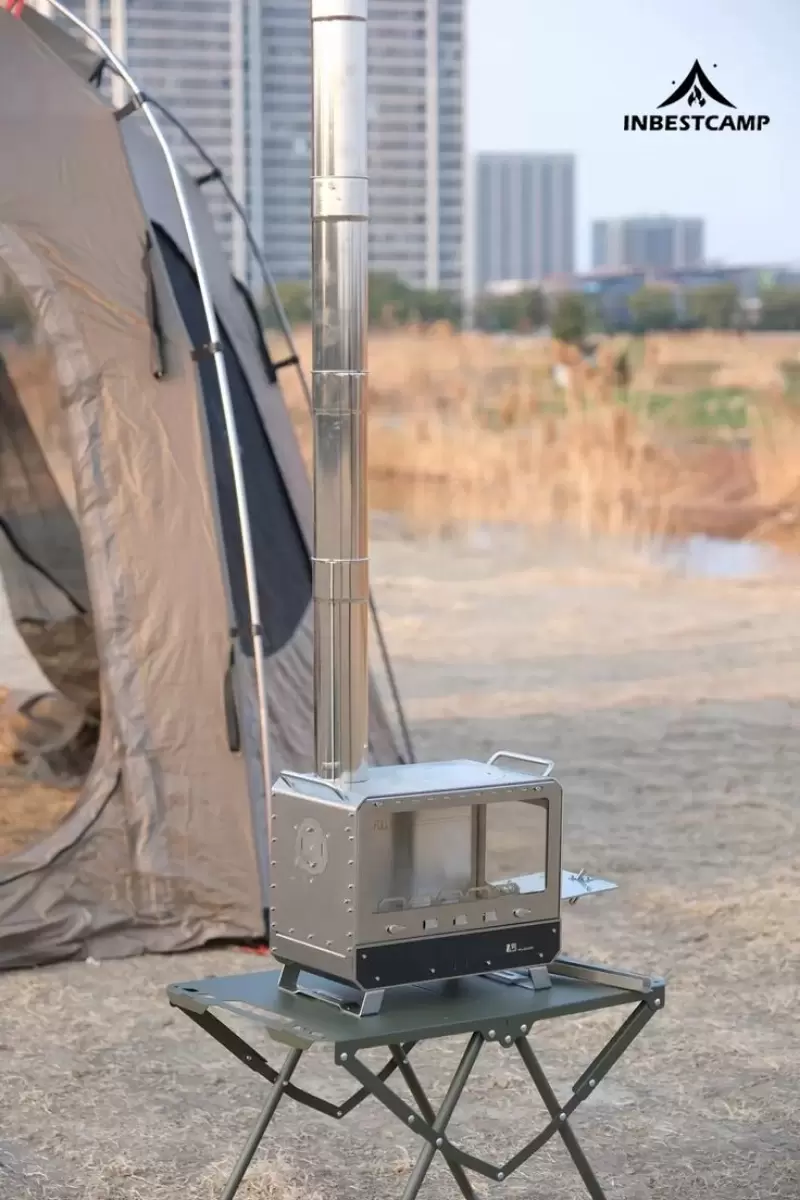 휴대용 캠핑용 나무 난로