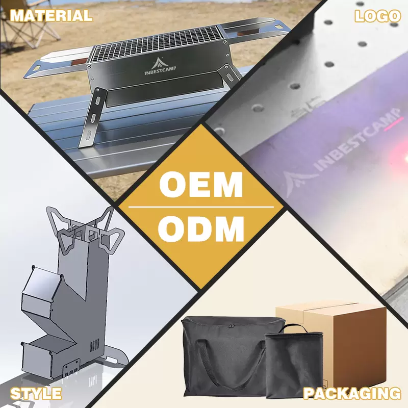 대리점을 위한 공장 직접 휴대용 장작 난로 OEM ODM